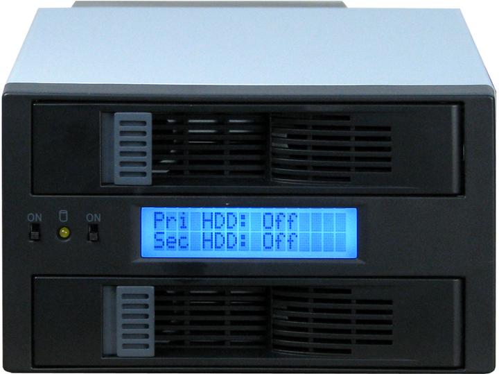 Intertech CobaNitrox Sub-Raid SB-C 102 - Contenitore RAID interno con display LCD, ventola - 2