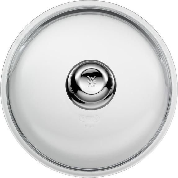 Productafbeelding WMF Glazen Deksel Pan Deksel 24cm Steelpan Vervangingsdeksel Metalen knop (24 cm, Glas, Metaal)
