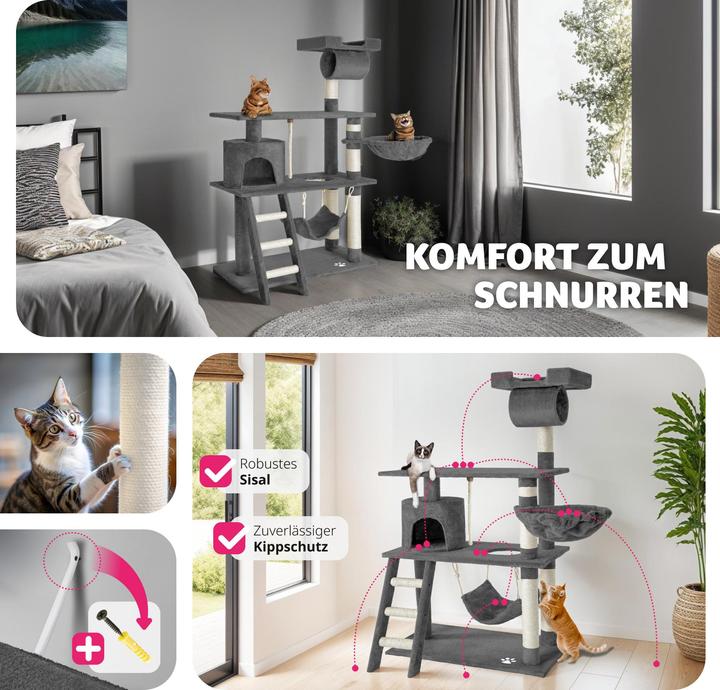 Produktbild tectake Marcel (141 cm, Grau)