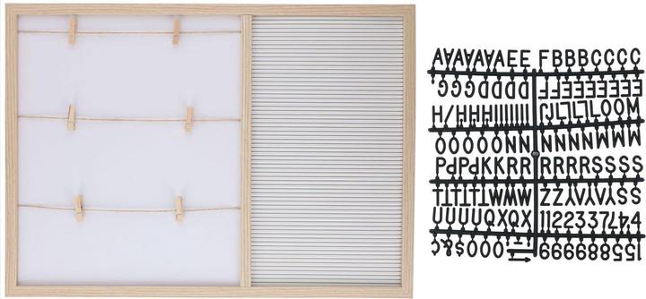 Actual product image Arti Casa Memo board 57x41x2cm 946gr MDF (Bulletin board, 57 x 41 cm)