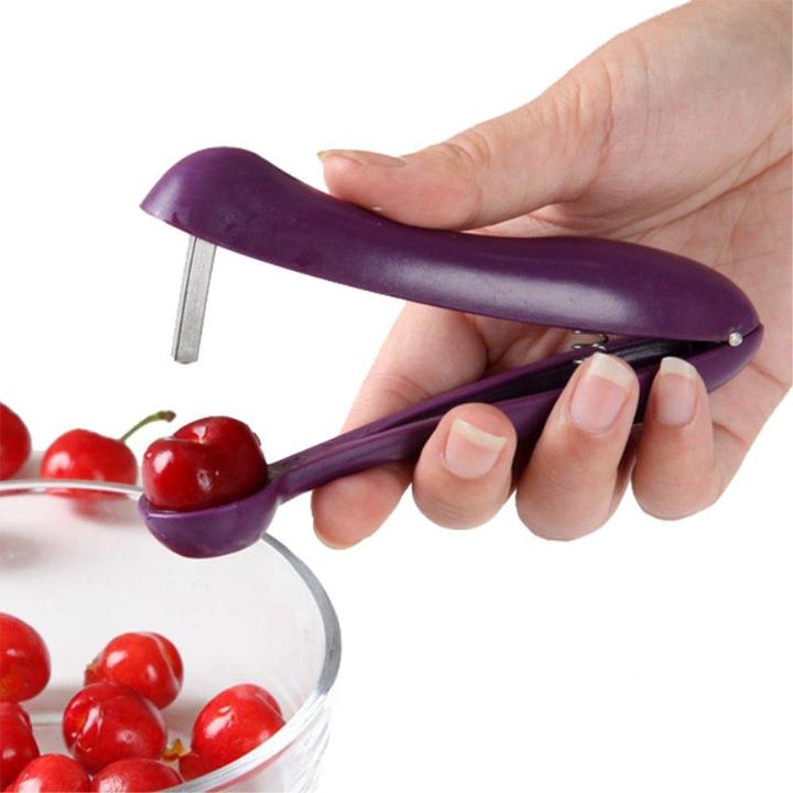 Actual product image JTI Corer for cherries and olives - Purple