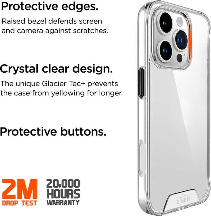 Actual product image Eiger Glacier Case (Apple iPhone 16 Pro Max)