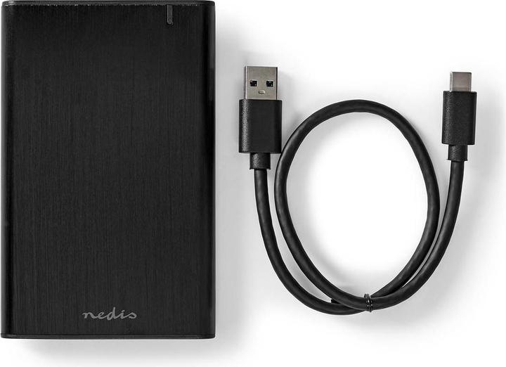 Image du produit Nedis Boîtier pour disque dur 2,5 " | USB 3.2 Gen1 | USB Type-A / USB Type-C™ | Ordinateur portable / PC (2.5")