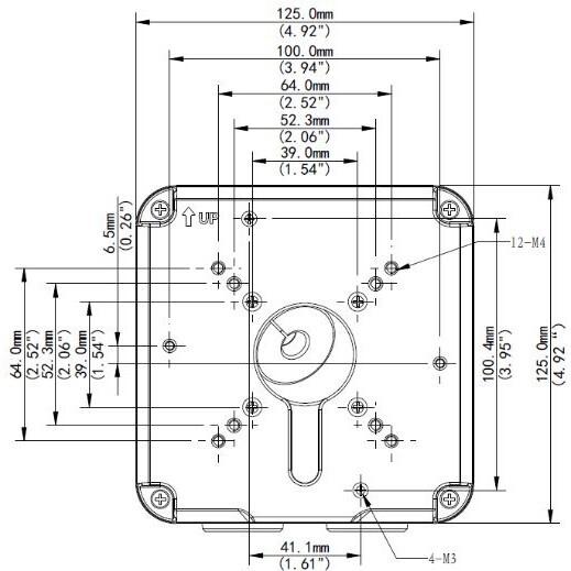 Actual product image Allnet all-cam2496-lefn zbh junction box