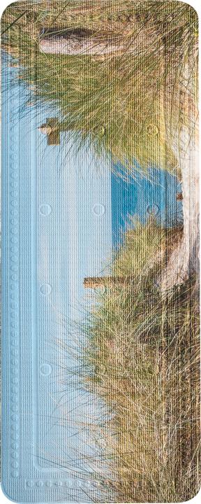 Produktbild Kleine Wolke Badewanneneinlage Borkum 36 x 92 cm, Beige/Grün/Hellblau (36 x 92 cm)