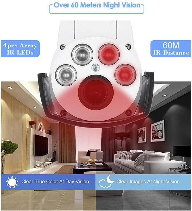 Actual product image B & S Technology LAN, WLAN IP Bullet Camera 2560 x 1920 Pixel Outdoor (2560 x 1920 pixels)
