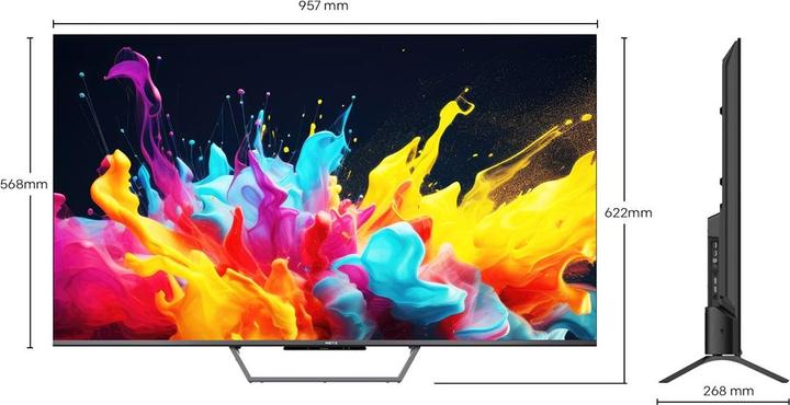 Image du produit Metz Telewizor 43  METZ QLED 43MQE7600Z (43", QLED, 4K)