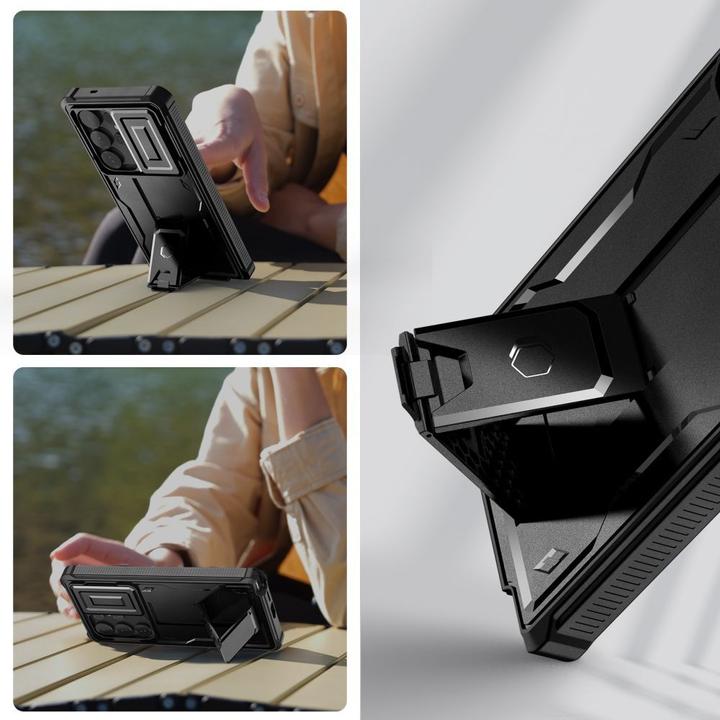 Produktbild Tech-Protect Kevlar Cam+ Case for Samsung Galaxy S25 Ultra - Black (Samsung Galaxy S25 Ultra)