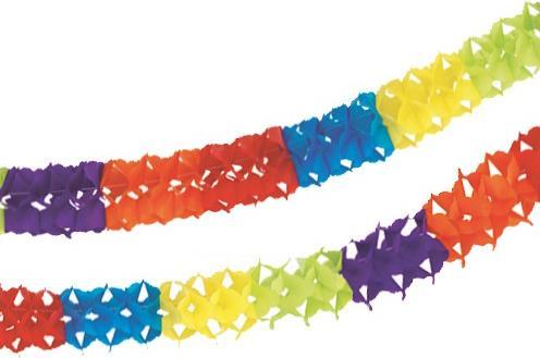 Actual product image Papstar Garland colourful