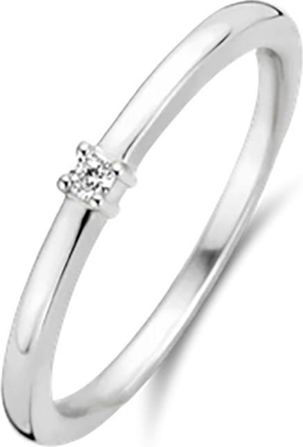 Ti Sento Milano Ring mit Zirkonia 12210ZI (56, 925 Silber)