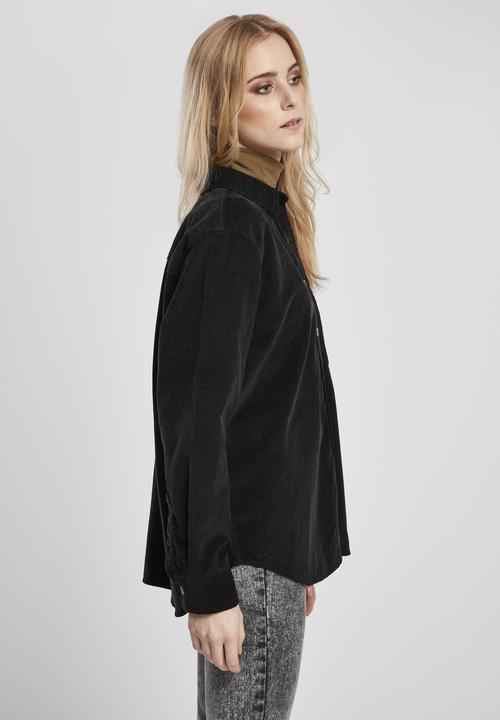Actual product image Urban Classics Ladies Corduroy Oversized Shirt (M)