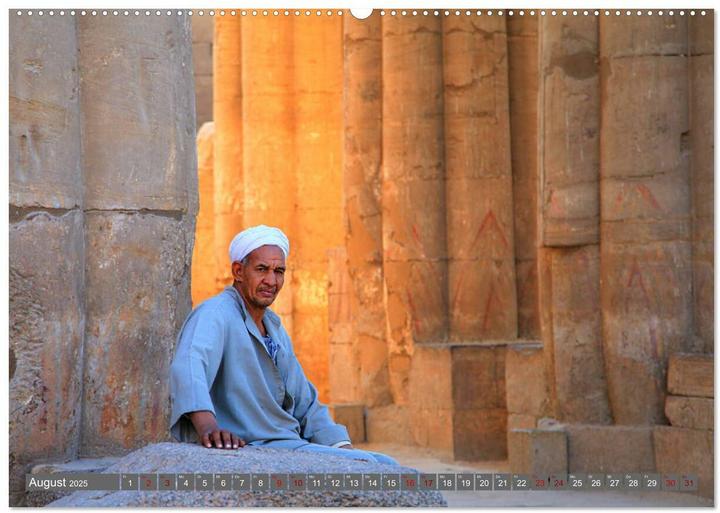 Image du produit Unterwegs in gypten - ber Kairo nach Assuan (Wandkalender 2025 DIN A2 quer), Monatskal (A2, Allemand)