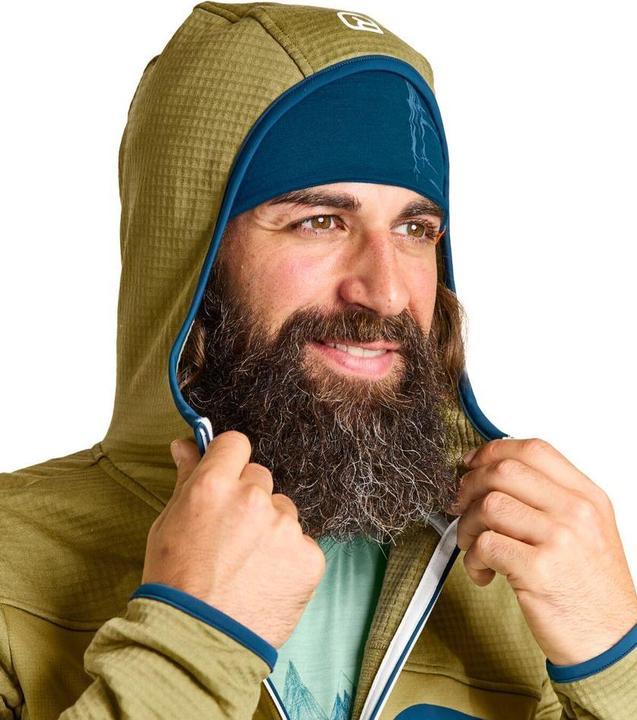 Produktbild Ortovox Fleece Grid Hoodie Herren Midlayer (S)