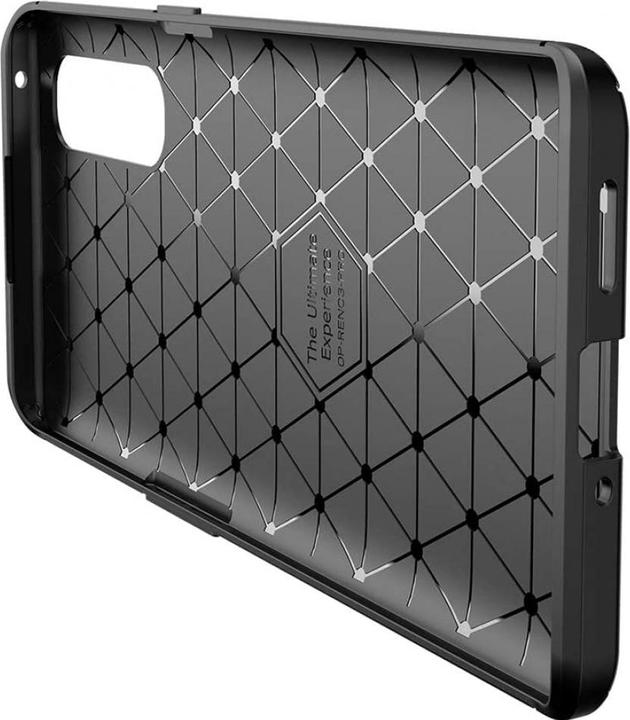 Produktbild Screenguard Oppo Find X2 Neo Hülle Carbon Design TPU Case (Oppo Find X2 Neo)