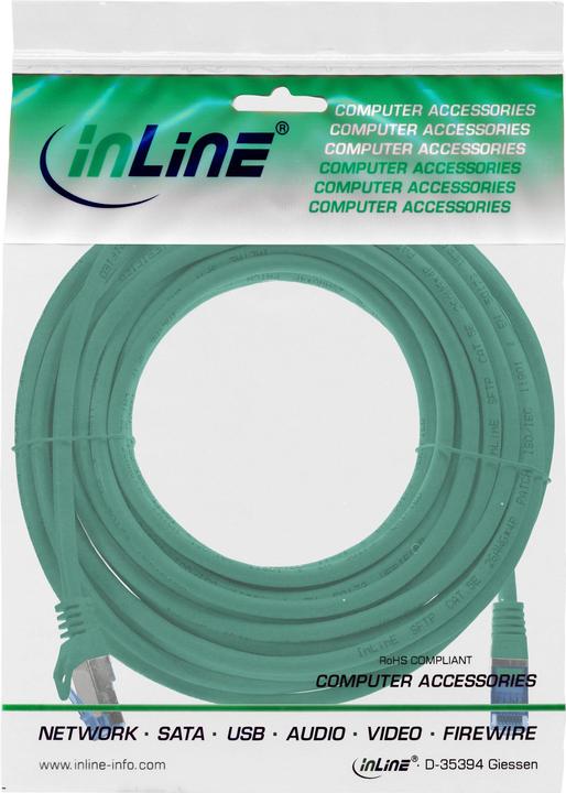 Produktbild InLine Patchkabel (S/FTP, CAT6a, 5 m)