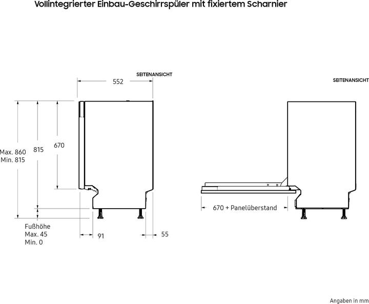 Produktbild Samsung DW60BG750B00ET