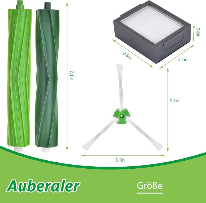 Actual product image Auberaler Ersatzteile-Set für Roomba i7/j7/E-Serie