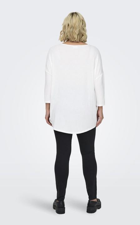 Actual product image Only Loose-fitting curvy top with 3/4-length sleeves Top (S)