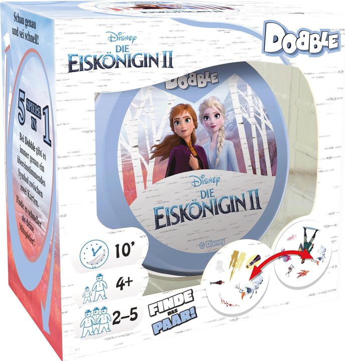 Produktbild Asmodée Dobble Disney Frozen 2 (Deutsch, Englisch)