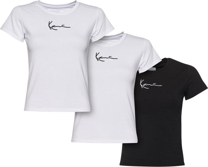 Karl Kani KW234-057-3 Small Signature 3-Pack Essential Tight Tee - 126905 (XS)