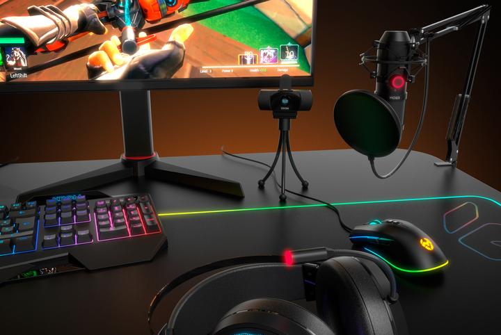 Produktbild Krom Kam Webcam 1920 x 1080 Pixel USB 2.0 Schwarz (NXKAM) (2.10 Mpx)
