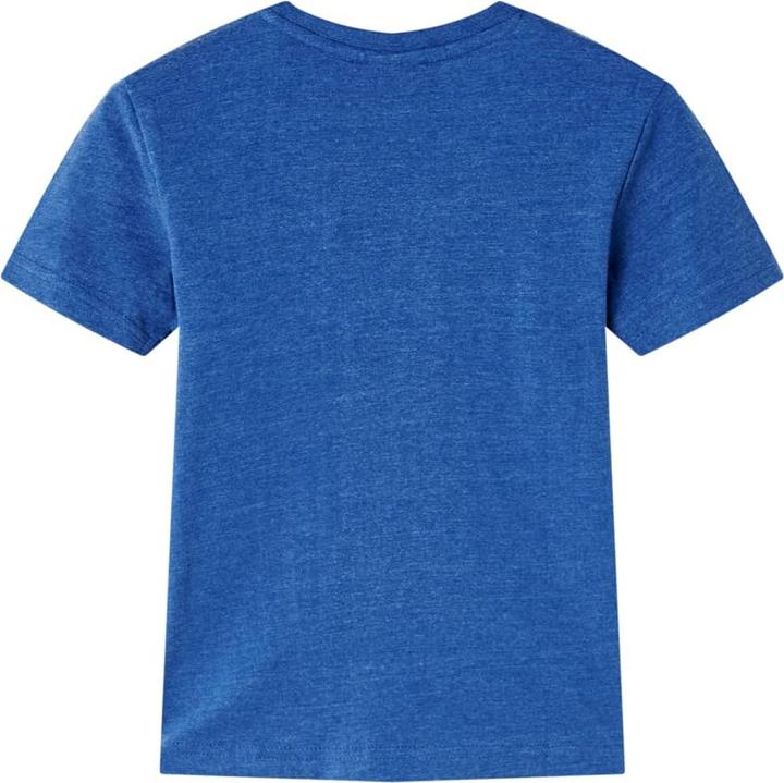 Immagine prodotto VidaXL Maglietta da bambino blu scuro melange 128,Materiale: 80 (128)