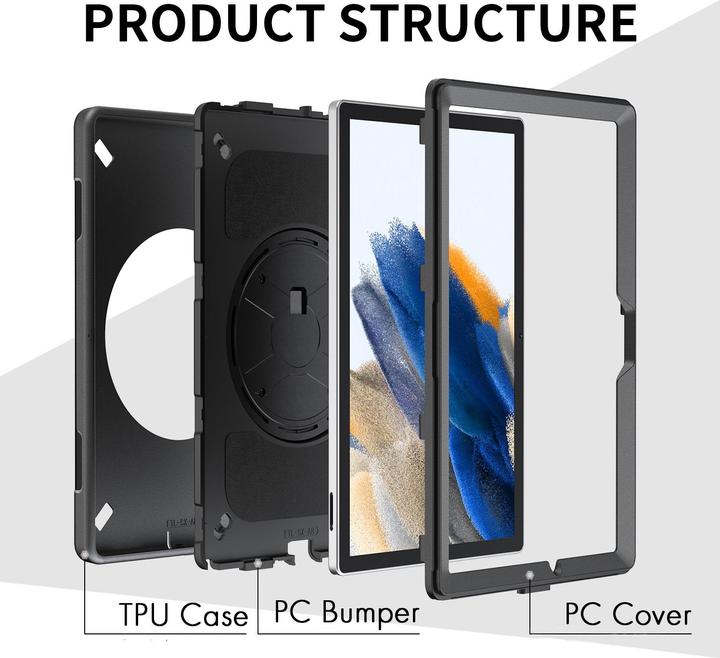 Actual product image 4smarts Rugged Case Grip (iPad 2022 (10th Gen))