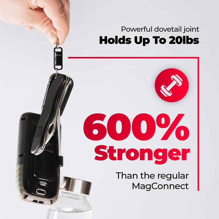 Actual product image Key Smart MagConnect PRO Magnetic Quick Connect Black