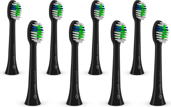 Produktbild Truelife SonicBrush Kompaktköpfe Schwarz TLSBCHBST8 (8 x)