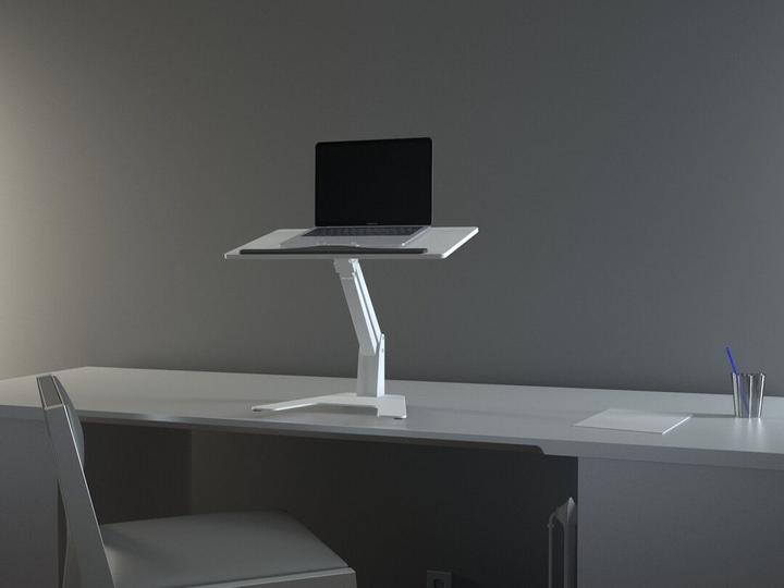Produktbild Multibrackets Steharbeitsplatz für Laptop/Tablett, weiss, Metall/
