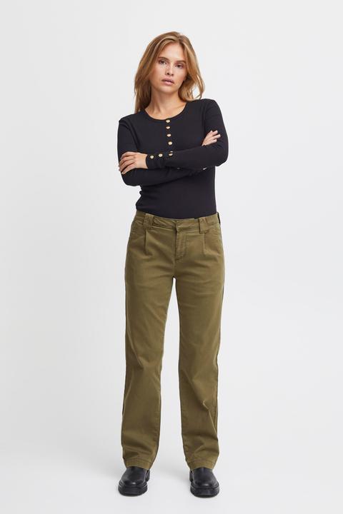 Actual product image Pulz Jeans PZROSITA HW Chino Pants Straight - 50207554 (Frequency band 38 (2600 MHz))