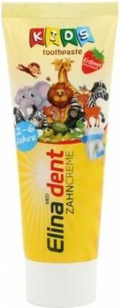 Image du produit Elina med Dentifrice pour enfants aromatisé à la fraise 75ml Zoo Animals (75 ml)