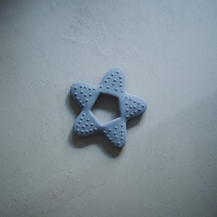 Image du produit Filibabba Anneau de dentition - Étoile Caoutchouc Naturel - Powder Blue