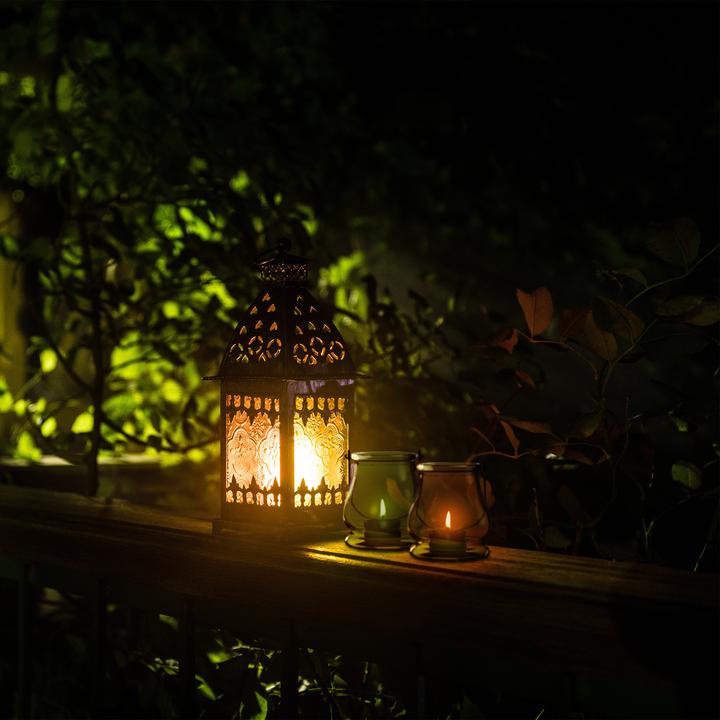 Actual product image Relaxdays 12x lantern (1 x, 8.5 x 8.5 x 10 cm)