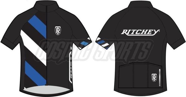 Ritchey Jersey, black/blue/white, S (S)