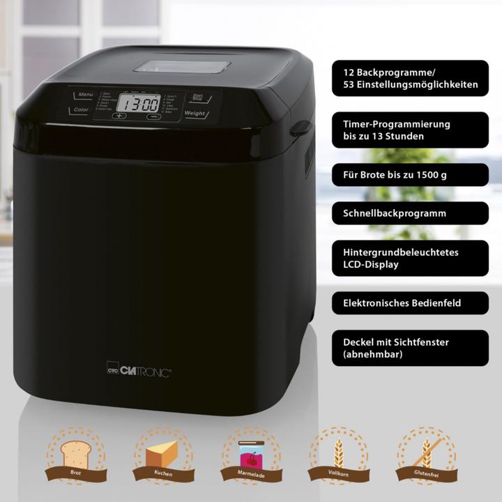 Actual product image Clatronic Breadmaker