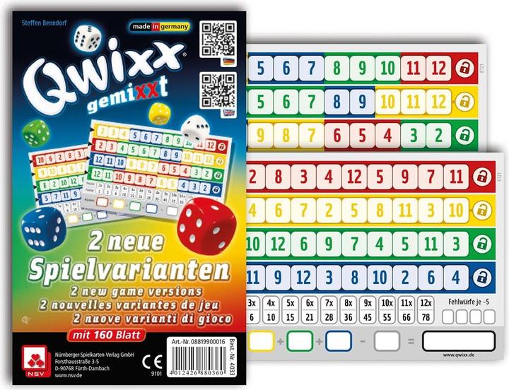 Immagine prodotto NSV Qwixx gemiXXt blocchi aggiuntivi (Tedesco)