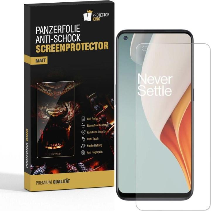 Produktbild Protectorking 6x Panzerfolie Anti-Shock matt entspiegelt (6 Stück, OnePlus Nord N100)