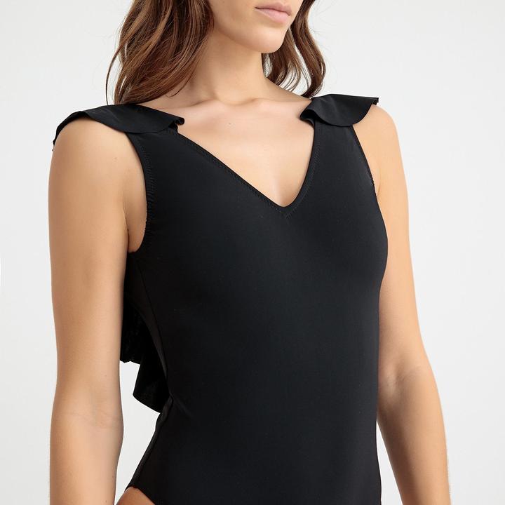 Produktbild La Redoute Collections Badeanzug mit Volants hinten (38)