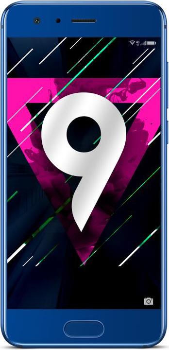 Honor 9 (64 Go, Sapphire Blue, 5.15", Double SIM hybride, 12 Mpx, 4G)