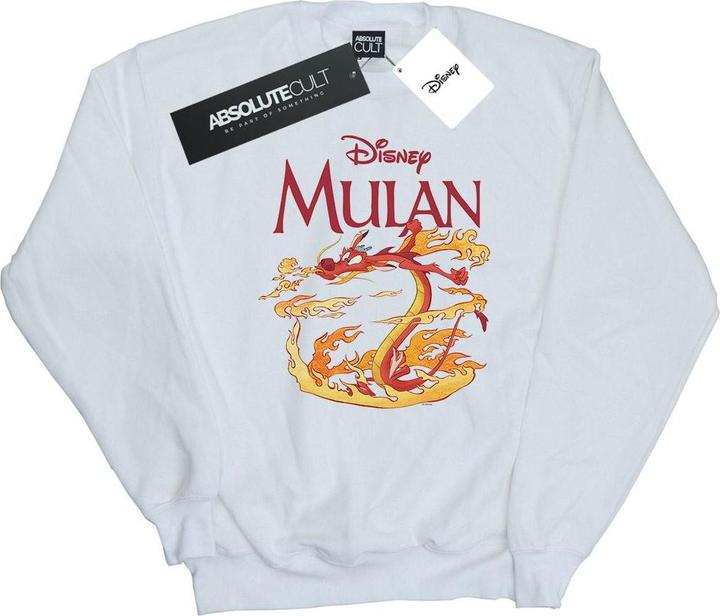 Disney Mulan Mushu Dragon Fire Sweatshirt Jungen