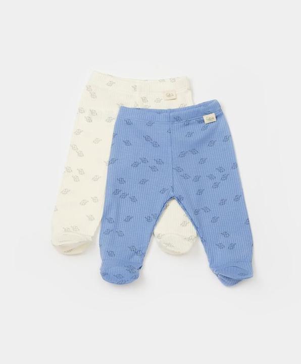 Actual product image BabyCosy 2 Pcs Footed Pants (62)