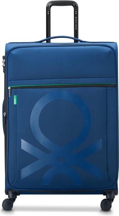 Immagine prodotto Delsey Paris x United Colors of Benetton Colour Block Trolley a 4 ruote L 77 cm con piega elastica (114 l, XL (da 115l))