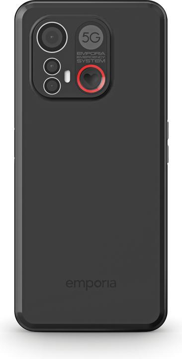 Image du produit Emporia ME6 (5G) avec bouton de panique (128 Go, Noir, 6.58", SIM simple, 50 Mpx, 5G)