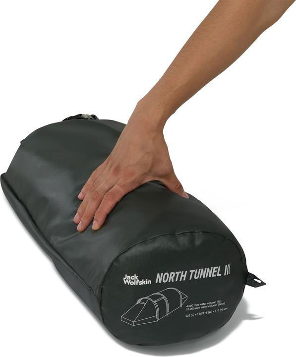 Actual product image Jack Wolfskin North Tunnel III (Tunnel tent, 4.45 kg, 3 persons)
