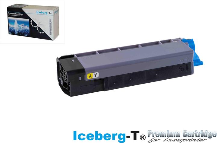 Actual product image Iceberg-T Toner OKI C5650 2'000 pages, yellow (Y)