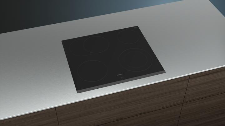 Image du produit Siemens iQ300, Table de cuisson électrique 60cm, noir, sans cadre, EA631GNA1E