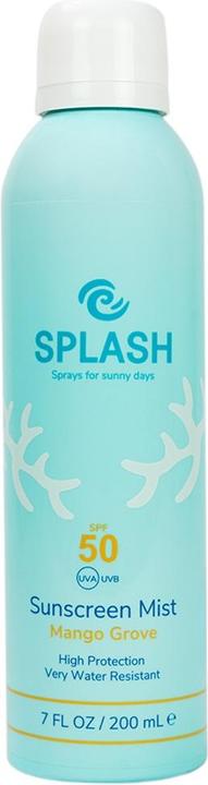 Actual product image Splash Mango Grove Sunscreen Mist SPF 50 200 ml (Suntan cream, SPF 50, 200 ml)