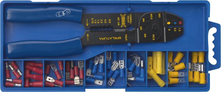 Actual product image Pressed cable lug assortment 0.25-6mm2 (Additional padding)