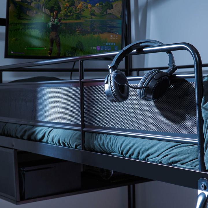 Productafbeelding X Rocker Xrocker Contra Middenslaper Gaming stapelbed met omkeerbaar profiel - Zwart en Camo